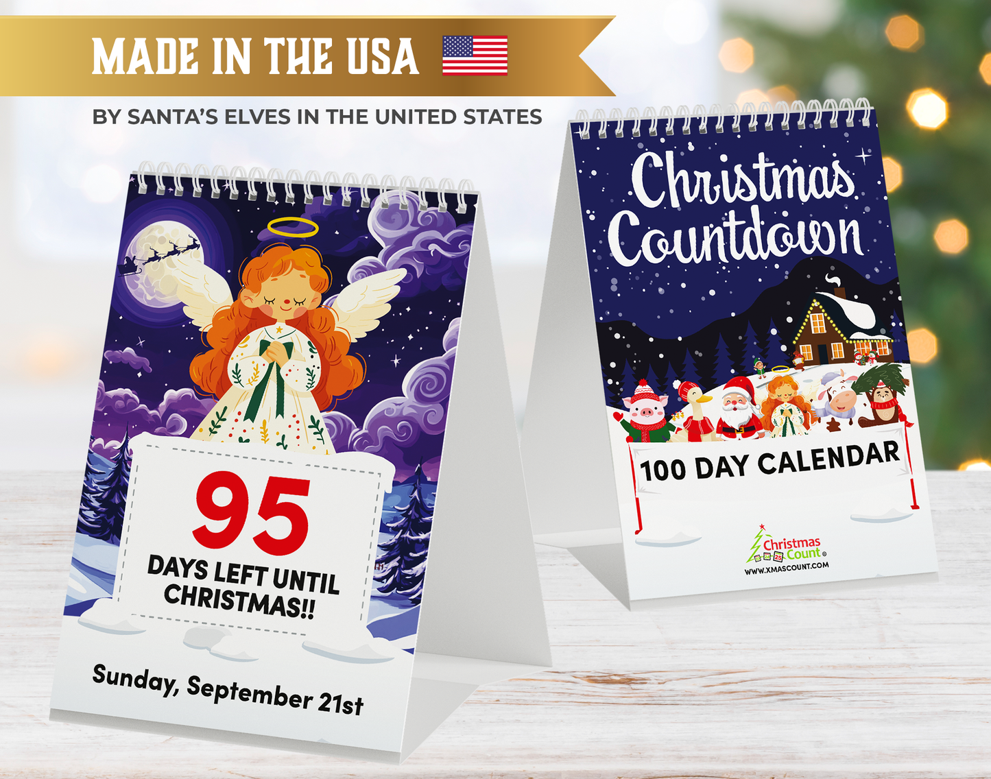100 Day Christmas Countdown Official Calendar 2025