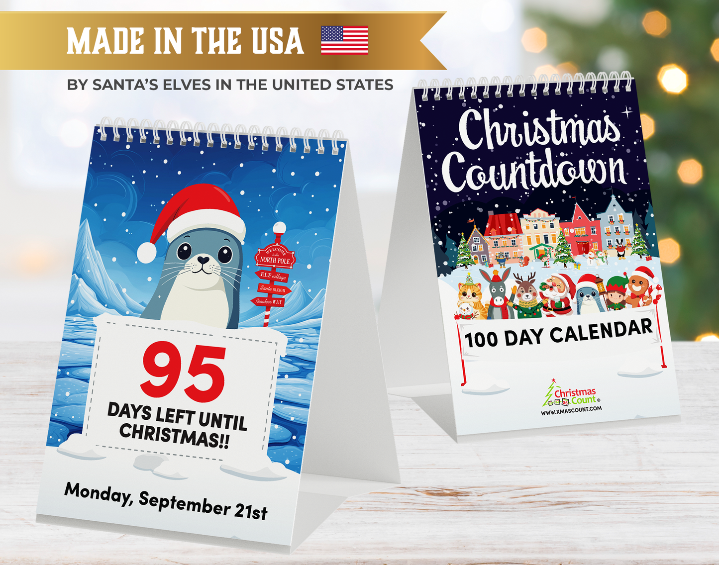 100 Day Christmas Countdown Official Calendar 2025