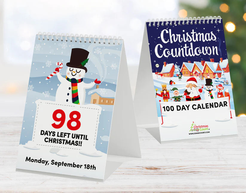 100 Day Christmas Countdown Calendar 2024