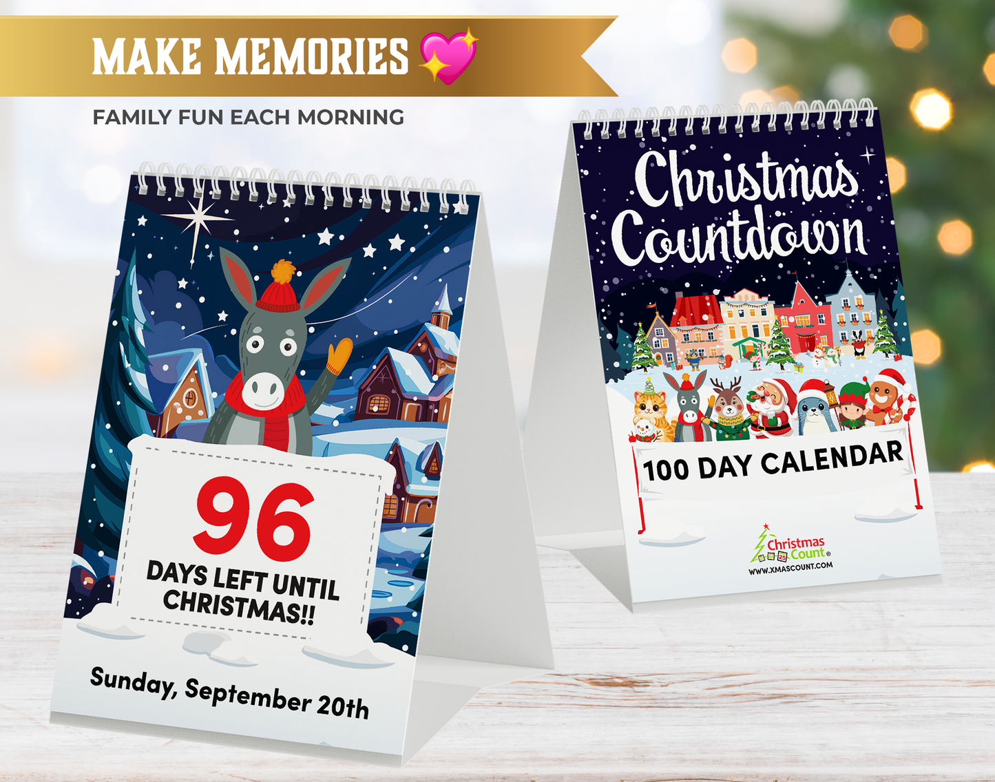 100 Day Christmas Countdown Official Calendar 2025