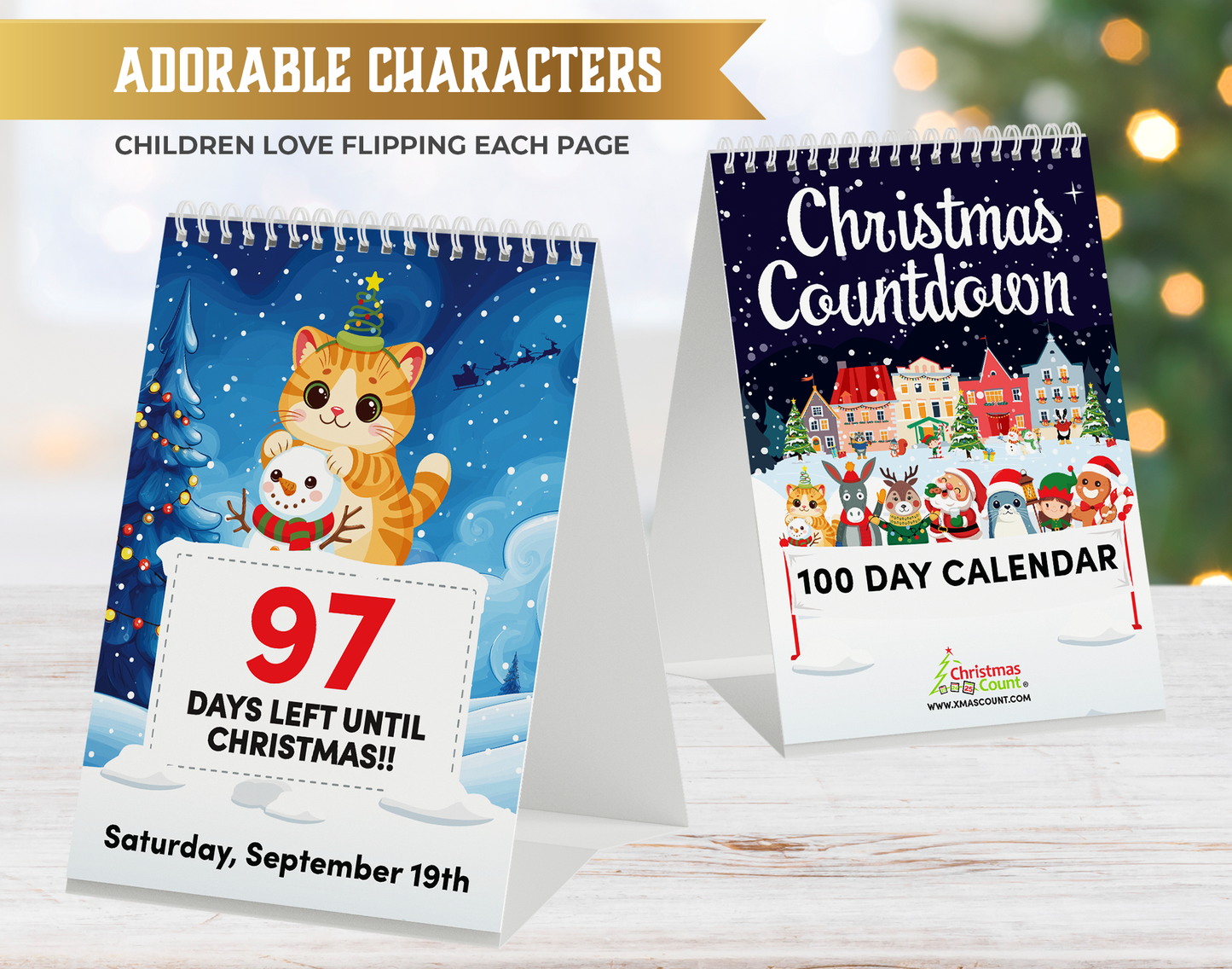 100 Day Christmas Countdown Official Calendar 2025