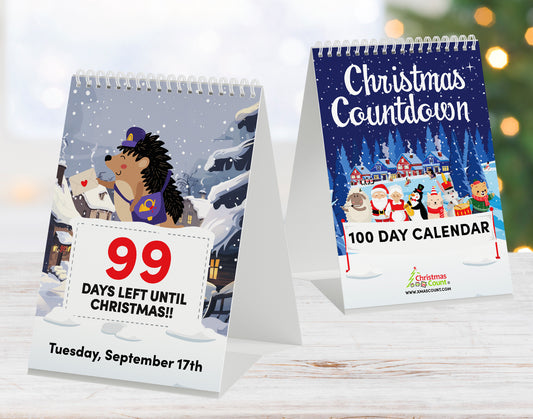 100 Day Christmas Countdown Official Calendar 2024